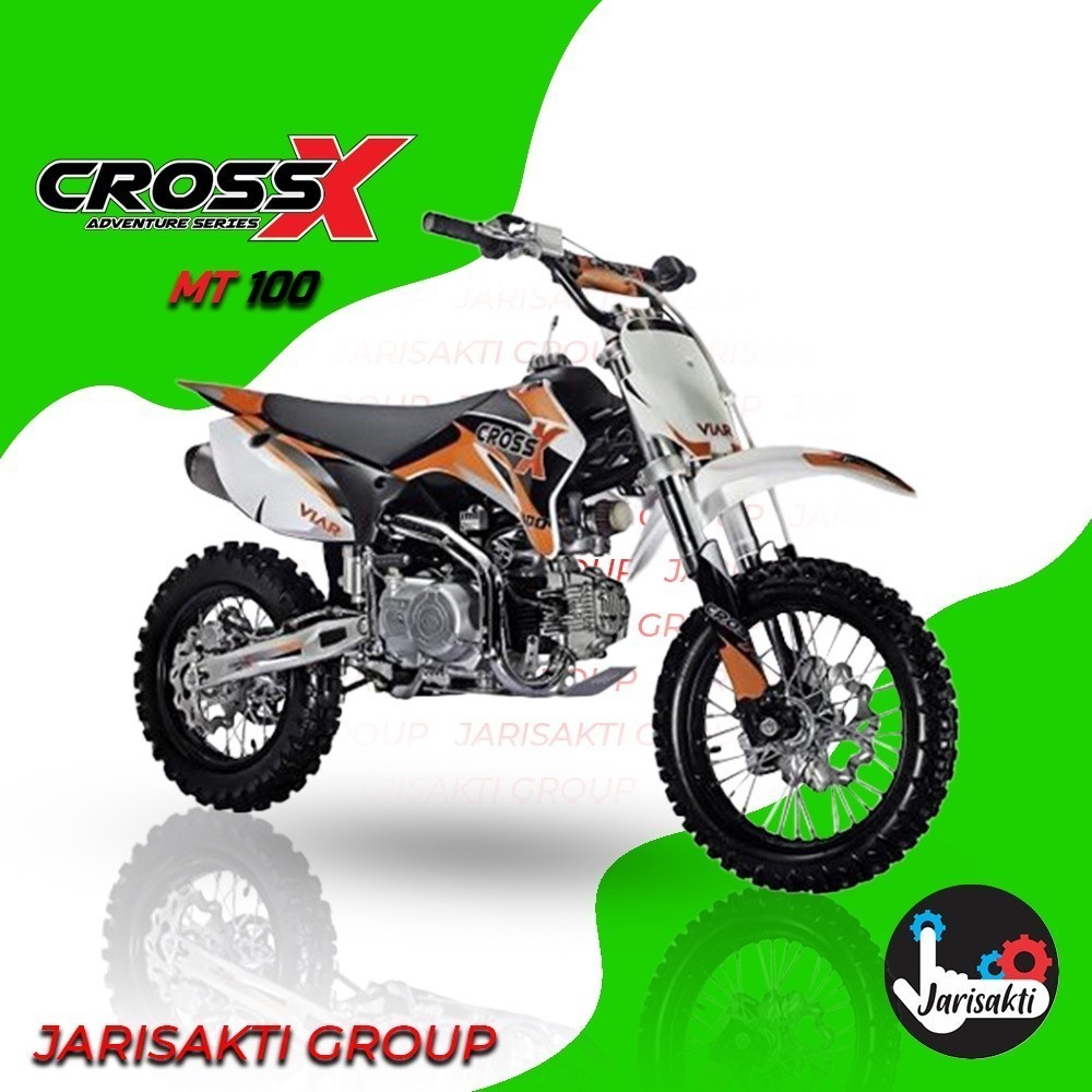 promo spesial CROSS X 100 MOTOR MINI TRAIL VIAR
