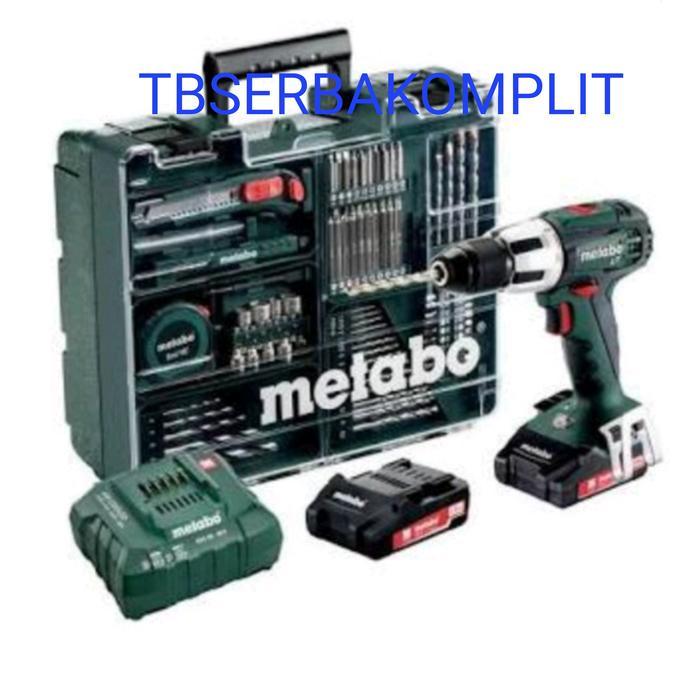 METABO SB18 SET WORKSHOP BT MESIN BOR CORDLESS DRILL 602245880 SB 18