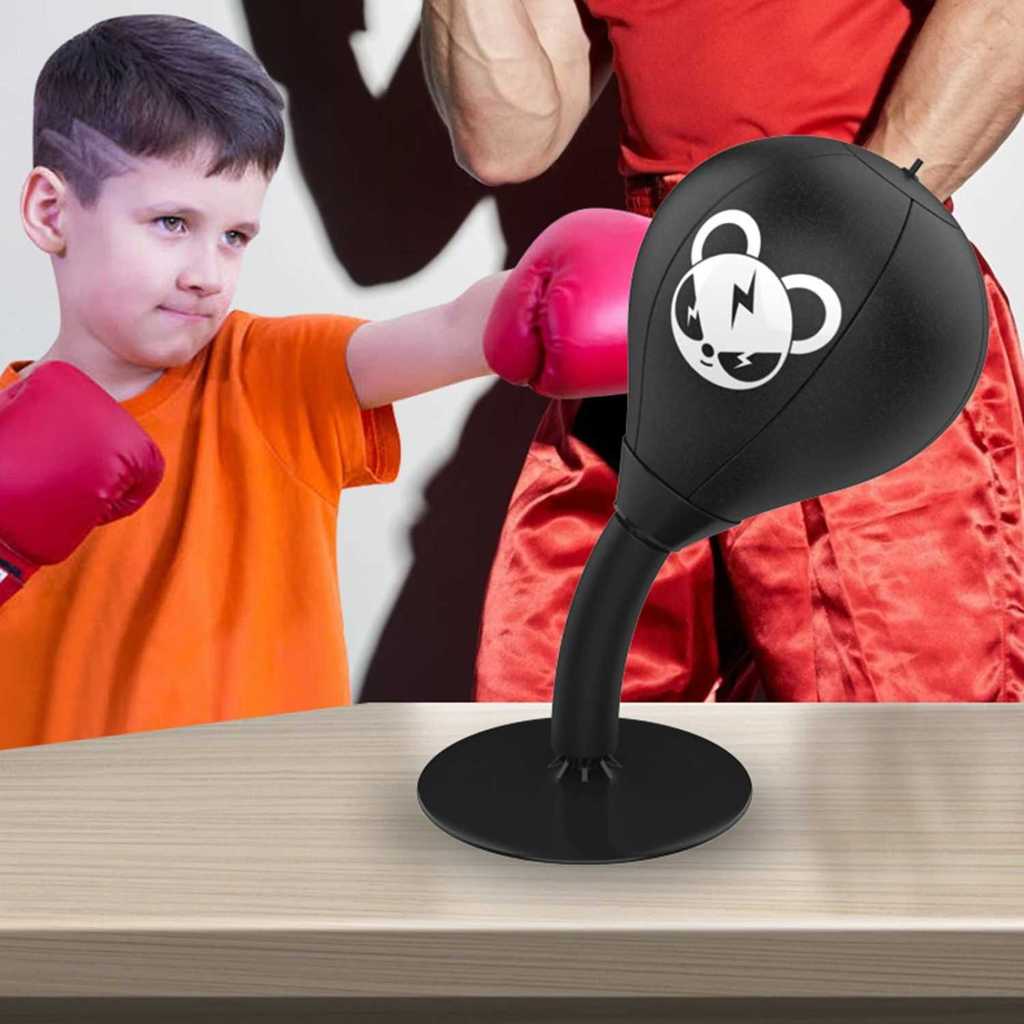 COD Samsak Angin Portable Tempel Meja Dinding Dengan Pompa Untuk Latihan Olahraga Tinju Boxing Karat