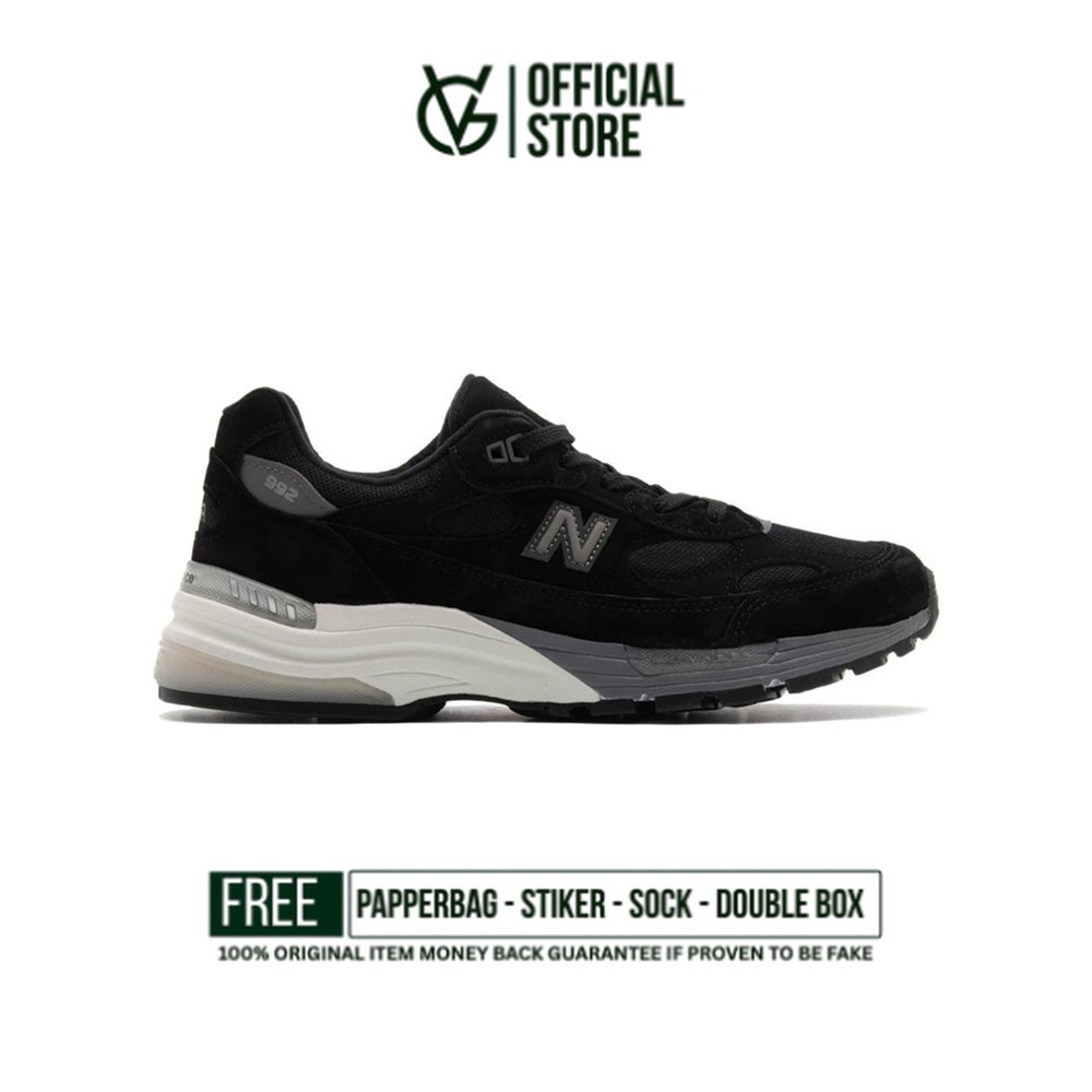 Sepatu Sneakers New Balance M992BL Black Original Authentic Unisex