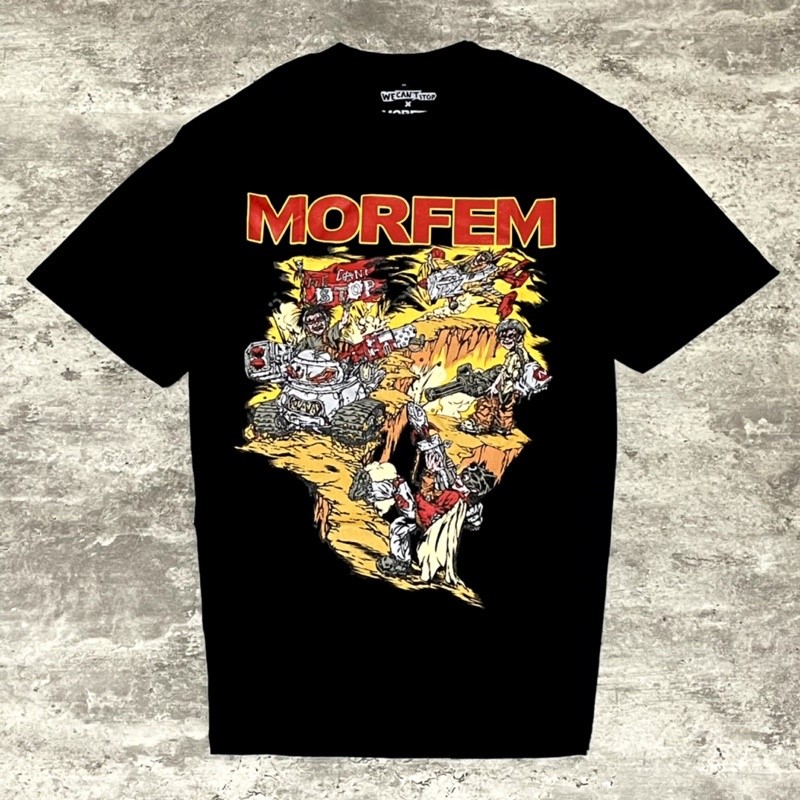 Morfem - Little Rascal Tshirt - Black | Baju Band Original Tidur pendek Fashion Hardworking T shirt 