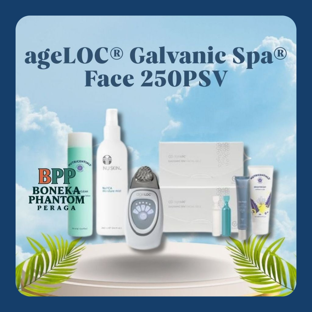 Nu Skin ageLOC Galvanic Spa Face – Perawatan Wajah Kencang & Glowing – 250 PSV