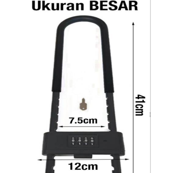 Gembok Angka Digit Pintu Pagar Rumah Multifungsi Gembok Kombinasi - Besar
