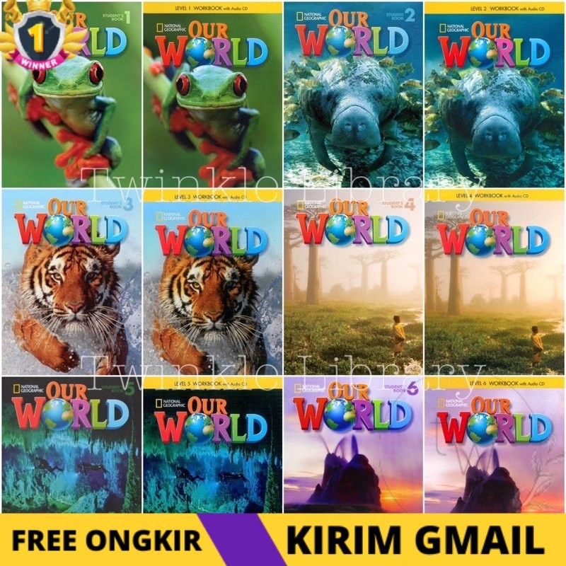 KS Our World 1 2 3 4 5 6 Student’s Book Workbook Audio - National Geographic Learning | Buku Inggris