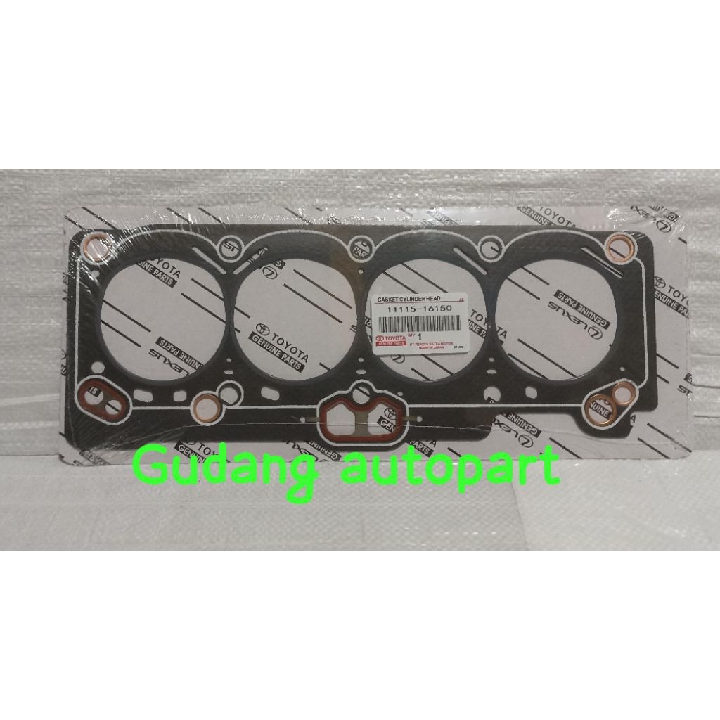 GASKET CYLINDER HEAD - PAKING DEKSEL TOYOTA CORONA ABSOLUTE (AT190) / AVENSIS / CARINA E / SPRINTER 