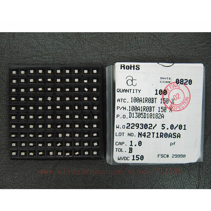 High Q Capacitors P90 ATC100B1R5BT500XT ATC100B1R5BW500XT ATC100B1R5BP500XT ATC100B1R5CT500XT  a1R5B