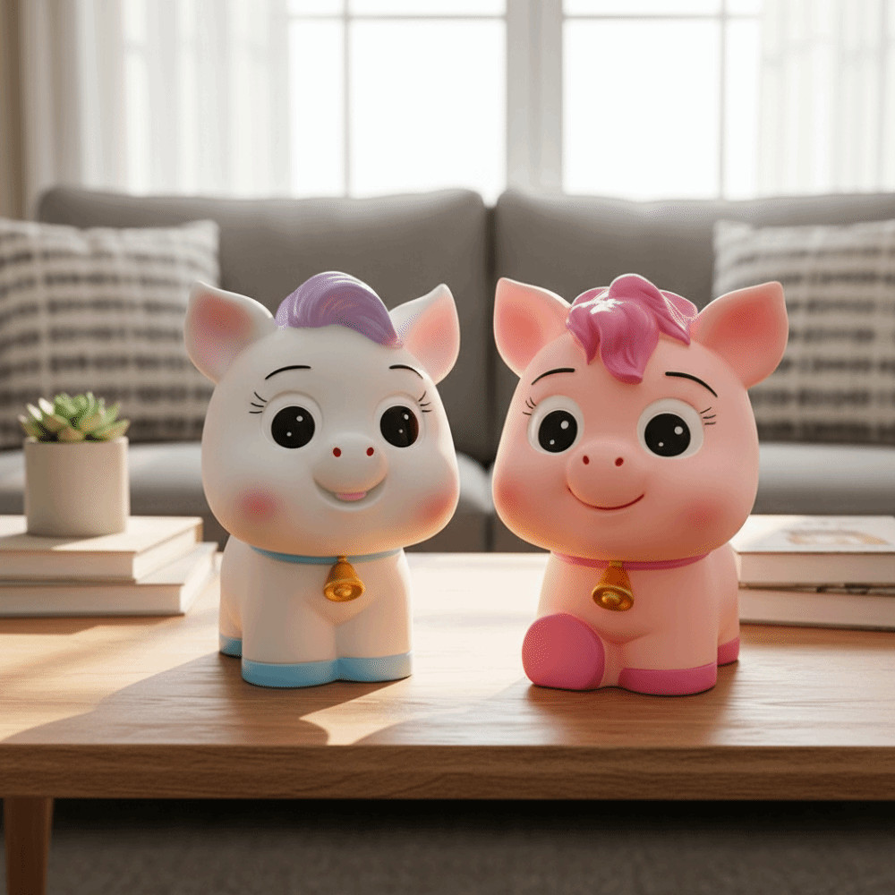 Horse Ornaments Unbreakable Horse Money Jar Cute Decorative Coin Saving Box Good Luck Money Saving B