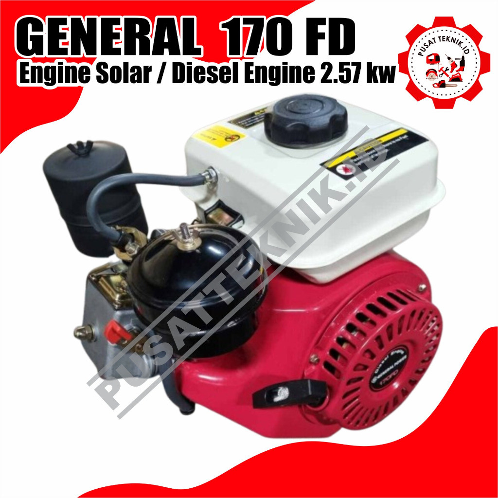PROMO BIGSALE GENERAL 170FD 5HP MESIN PENGGERAK DIESEL GENERAL POWER 170FD ENGINE SOLAR