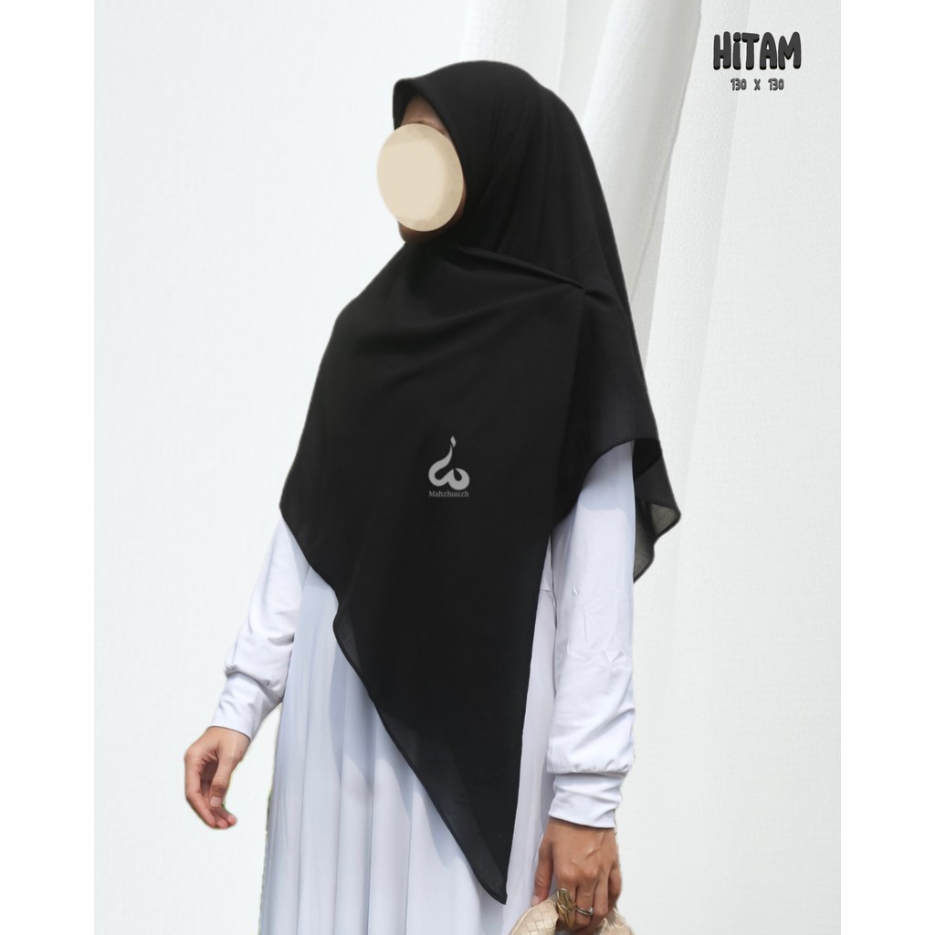 hijab square segiempat 150x150 moroco voal mahzhuuzh kotak jumbo  polos hijab syari