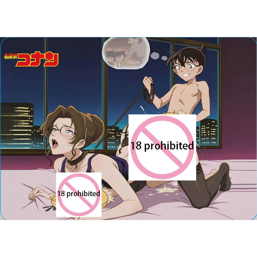 Y R18+ Detective Conan ACG Self Control Collection Signature Trang Flash Card Anime Cartoon Original
