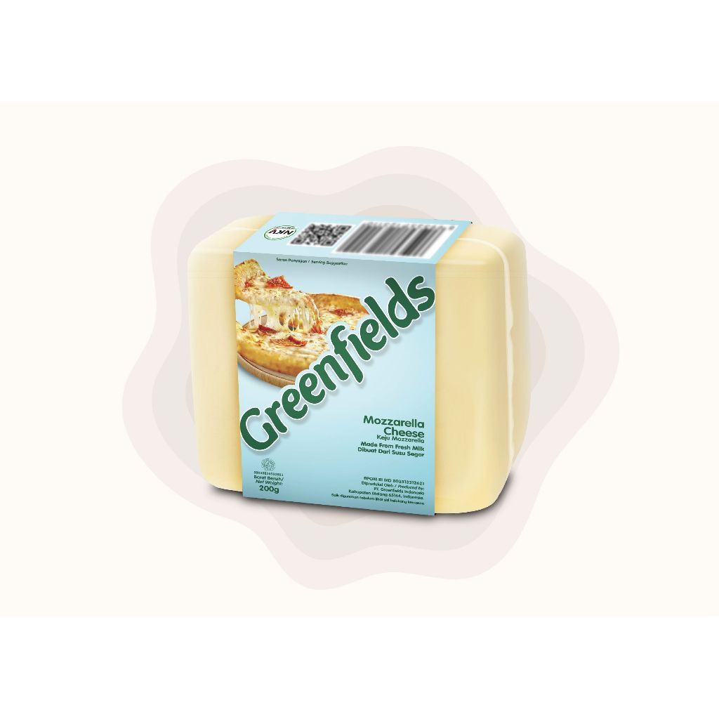 Mozzarella Cheese Greenfields / Keju Mozarella Greenfield - 200 Gram