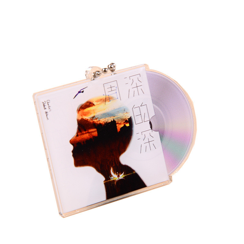 Acrylic concert star vinyl record CD Custom Gift Pendants and Accessories Record Music NFC Custom Ke