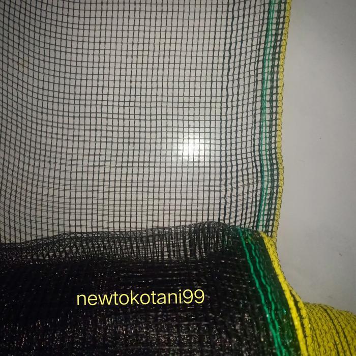 jaring waring ikan - waring hitam - pagar tanaman, ternak, kolam ECER