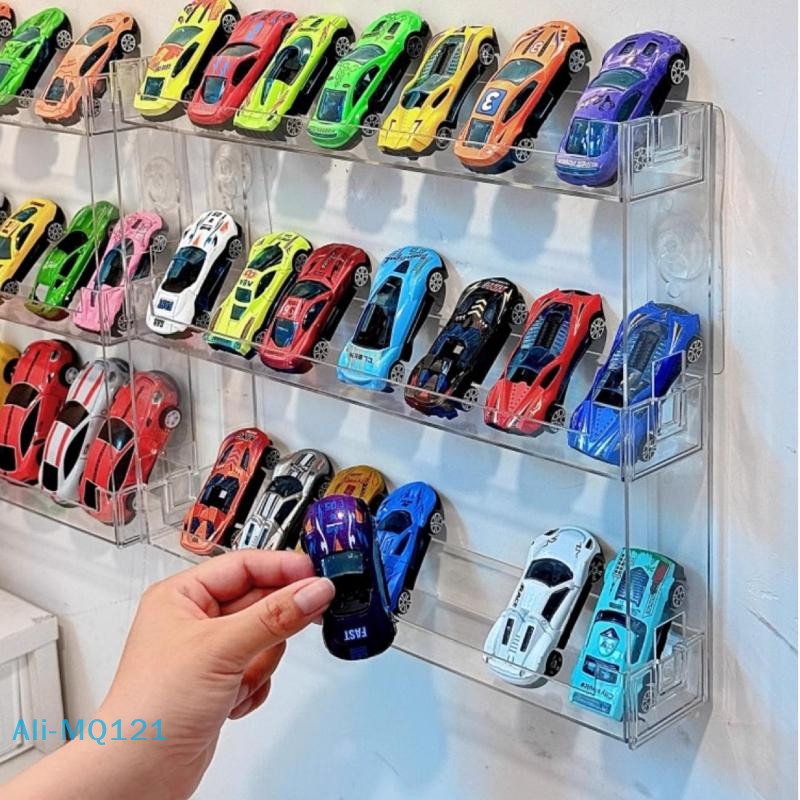 Transparent Car Display Box For Children's Toy Car Model Toy Cabinet Rack Dustproof Car Wall Mounted