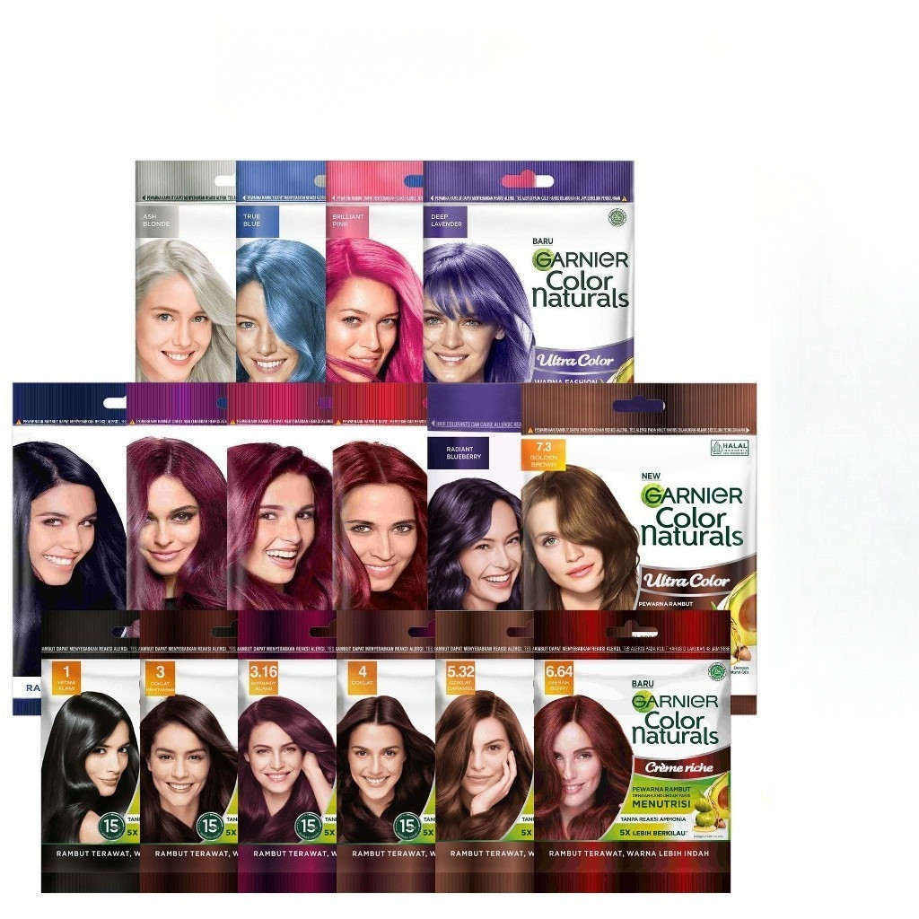 KEENAIA x Garnier Color Natural Express Cream Ultra Color -  Semir Pewarna Rambut Pastel Bleaching