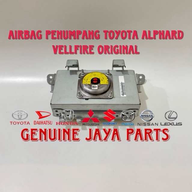 Airbag Air Bag Penumpang Toyota Alphard Vellfire Original