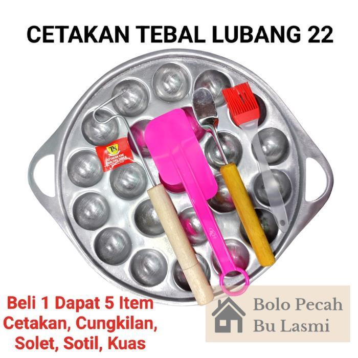promo PROMO Cetakan Lubang 22 Tebal / Cetakan Telur Congkel / Cetakan Baklor / Cetakan Telur Puyuh /