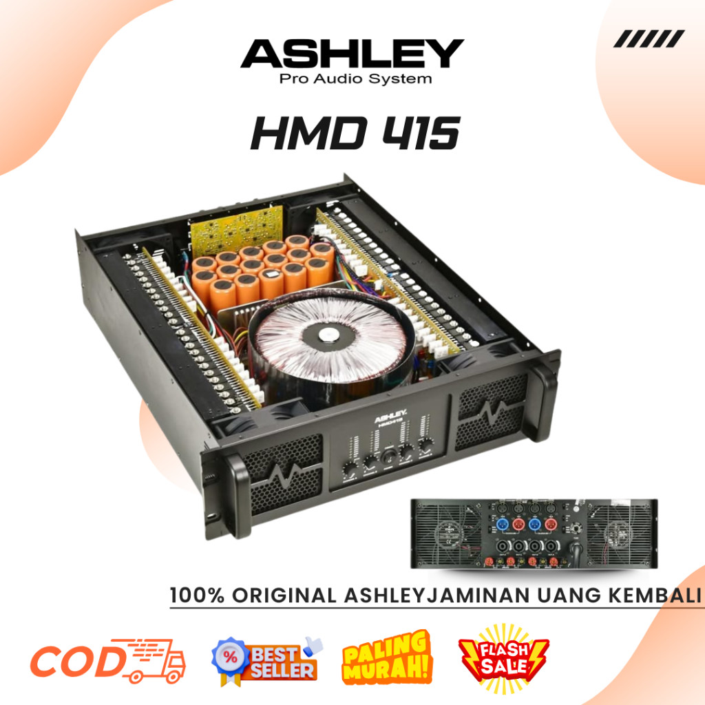 Power Ashley 4 Channel HMD 415 Power Ashley 4 Channel HMD 48 Power Amplifier
