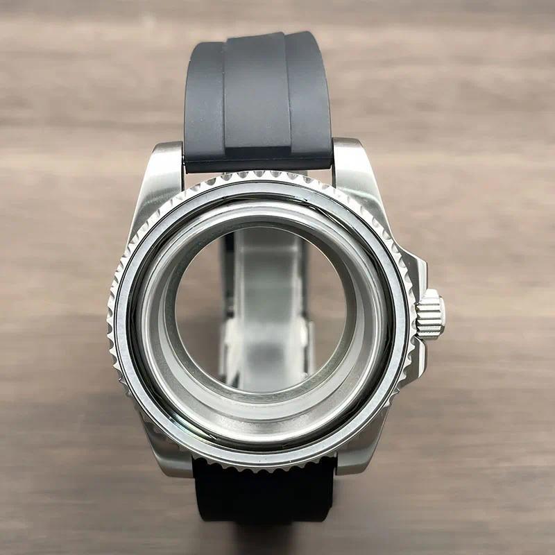 Tali Karet 40mm, Casing NH35, Bezel Keramik Sub, Kaca Safir Stainless Steel Untuk Modifikasi SK, Coc
