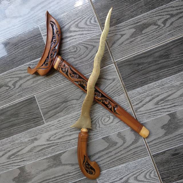 Keris Kuningan lafadz/keris soevenir/keris hias
