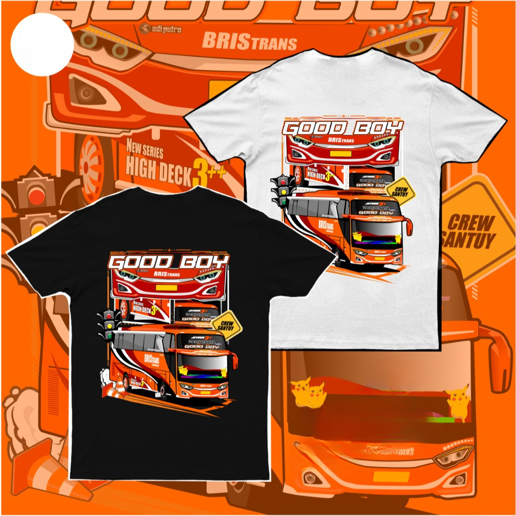 KAOS ANAK BUS GOOD BOY BRIS TRANS KAOS BIS MANIA ANAK TERMURAH