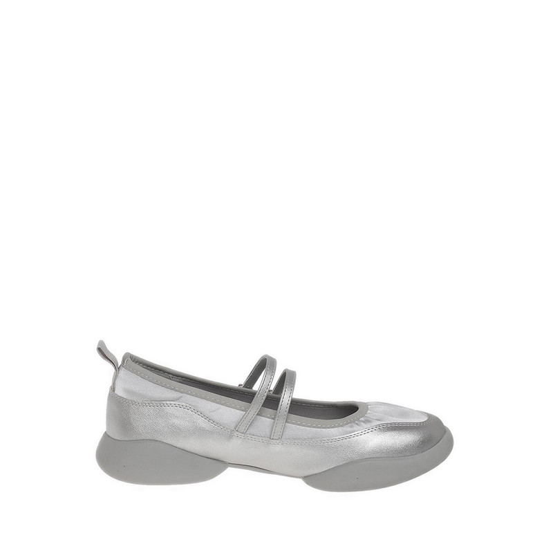Payless Brash Royalty Womens Kenna Mary Jane Flats - Silver_15