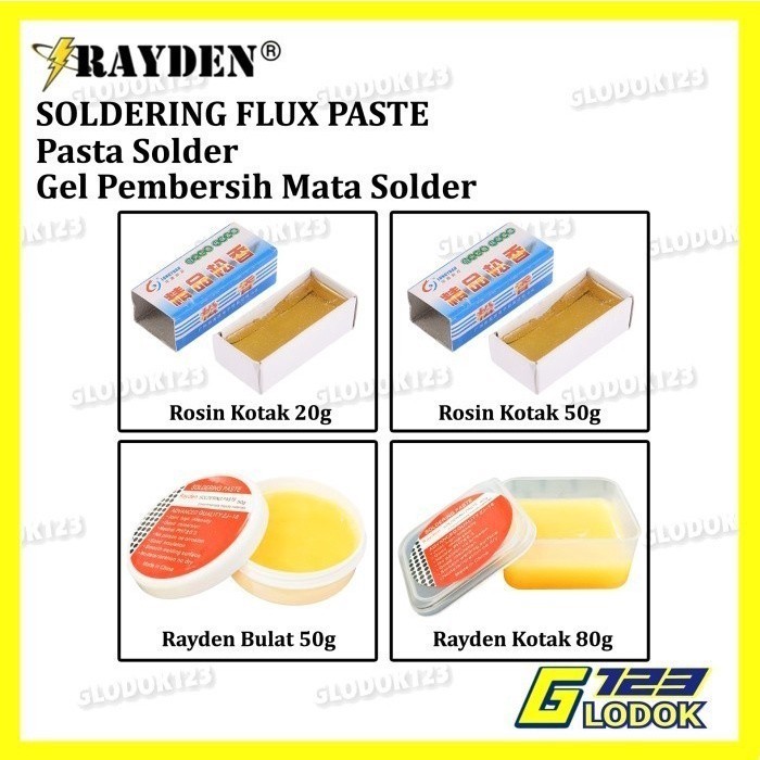 Pasta Solder Timah Rosin Siongka Gondorukem Arpus Flux Soldering Paste