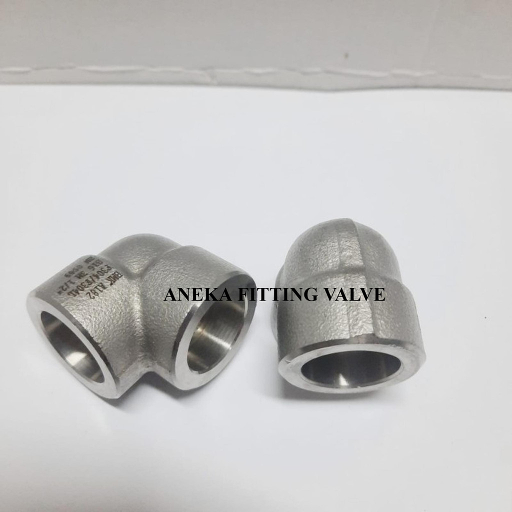 Elbow Stainless SS 304 Socket Weld 1" inch Class 3000 Knee SW SS304 #3000