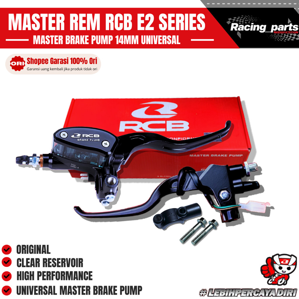 Master Rem RCB Kanan Kiri Handle Kopling RCB E2 - Master Rem RCB Kiri Kanan Beat Vario CB CBR Aerox