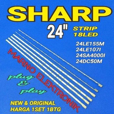 LMAPU BL BACKLIGHT LED TV SHARP LC-24LE155M LC-24LE107I LC-24DC50M LC-24SA4000I LC-24LE1071 BL STRIP