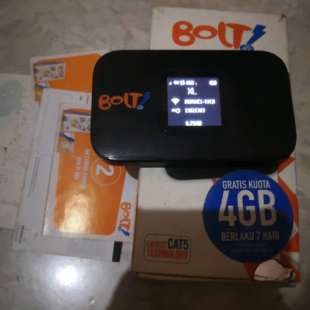 Modem Mifi Wifi Huawei E5577 Slim Unlock 4G All Operator bypass baterai  warna hitam