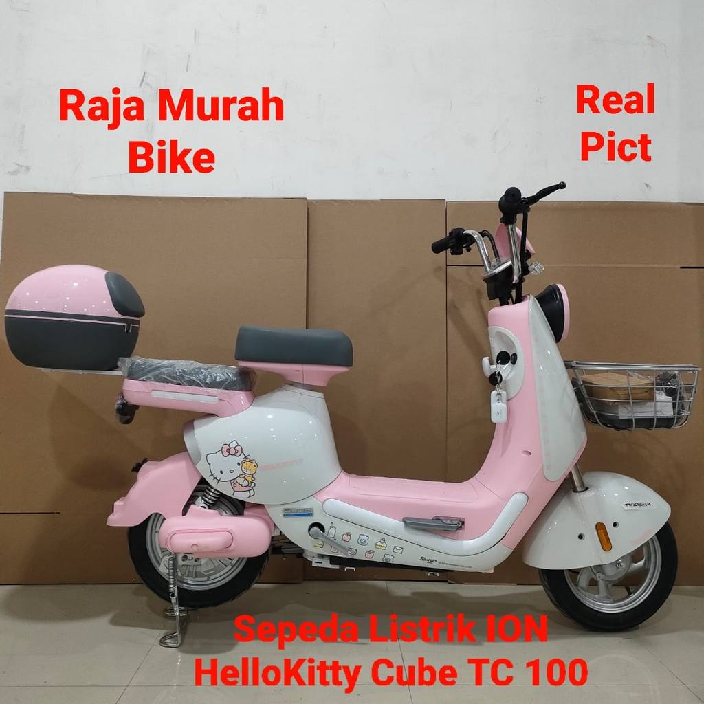 Sepeda Listrik ION Hello Kitty Cube TC 100 Sepeda Listrik Cube Hello Kitty TC 100 Sepeda Listrik Hel