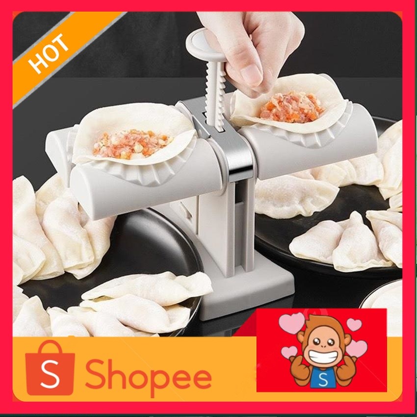 Cetakan Pangsit Otomatis Mesin Press Cetakan Pembuat Pastel Otomatis Dumpling Mold Stainless / cetak