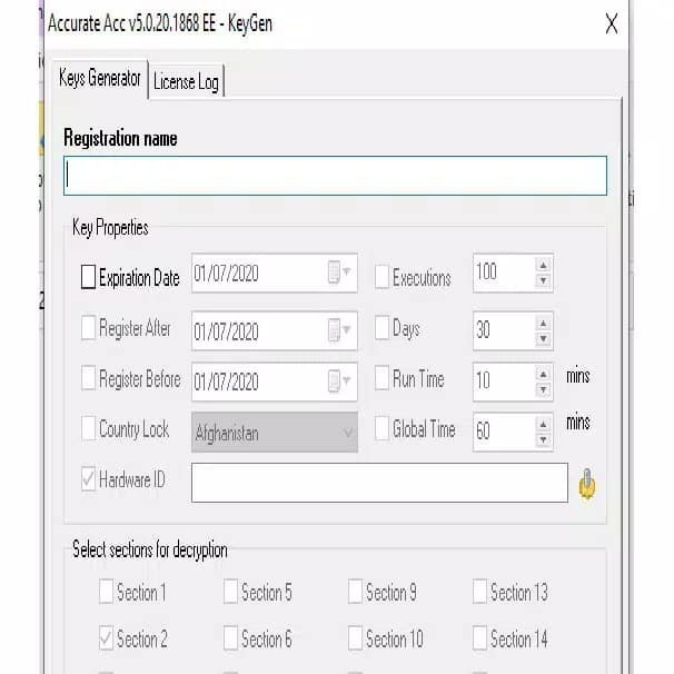 Accurate 5 Enterprise 5.0.20.1868 + Keygen Unlimited