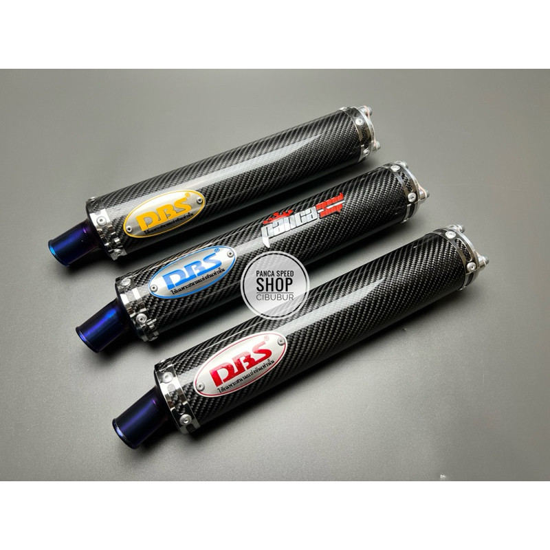 SLINCER SLINSER KNALPOT DBS THAILAND CARBON TITANIUM NINJA R SS RR NEW OLD ZX 150 ORI ORIGINAL THAIL