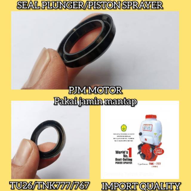 V paking water Seal pump Karet Sil Plunger Piston Mesin Sprayer Semprot Pompa hama Tu26 Tnk777 767