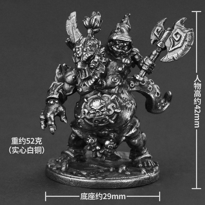 Twilight Swamp Monster Soldier Wizard Sword Guard Metal Copper Moldes Diy Decoration For Home Miniat