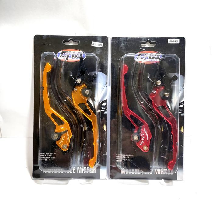 HANDLE REM AEROX 155 CNC ALUMINIUM ADJUST - Hitam