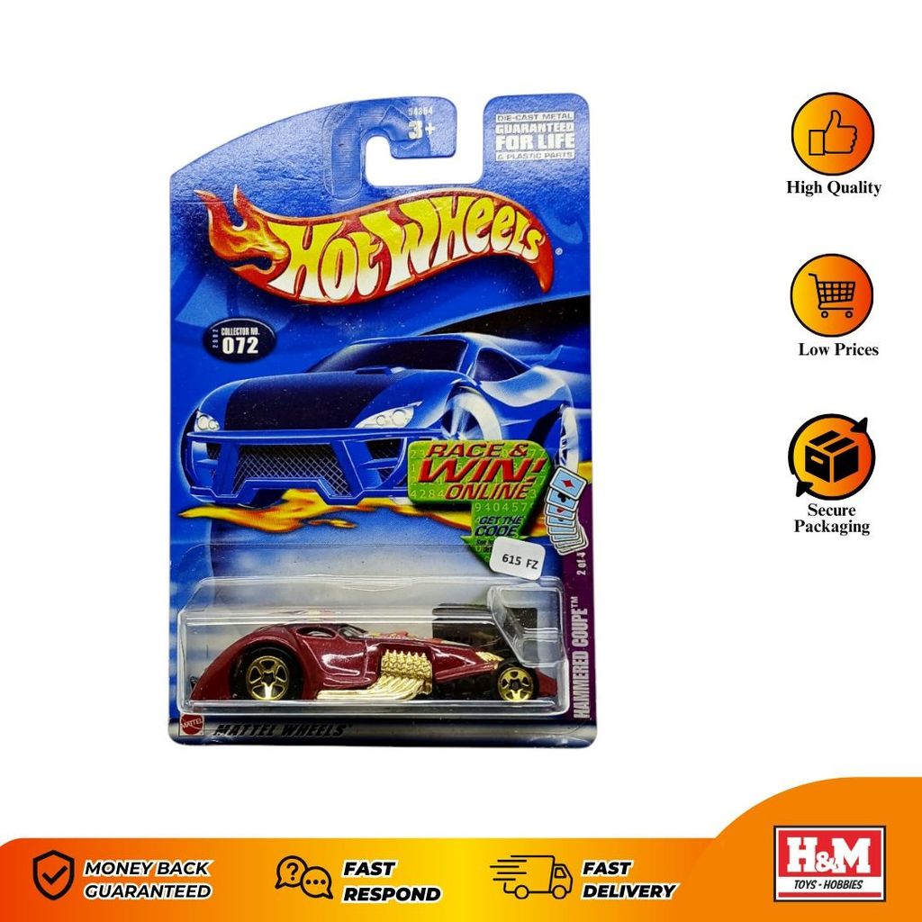 Hot Wheels Hammered Coupe Merah - 615FZ - FZ12