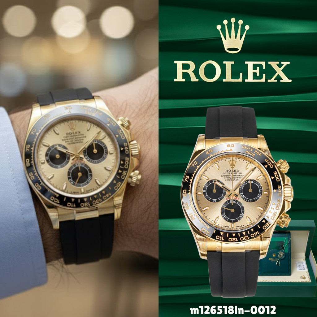 Jam tangan ROLEX Daytona m126518ln-0012 Cosmograph sudah termasuk Box Lengkap 100% ORI Bisa CODSuppo