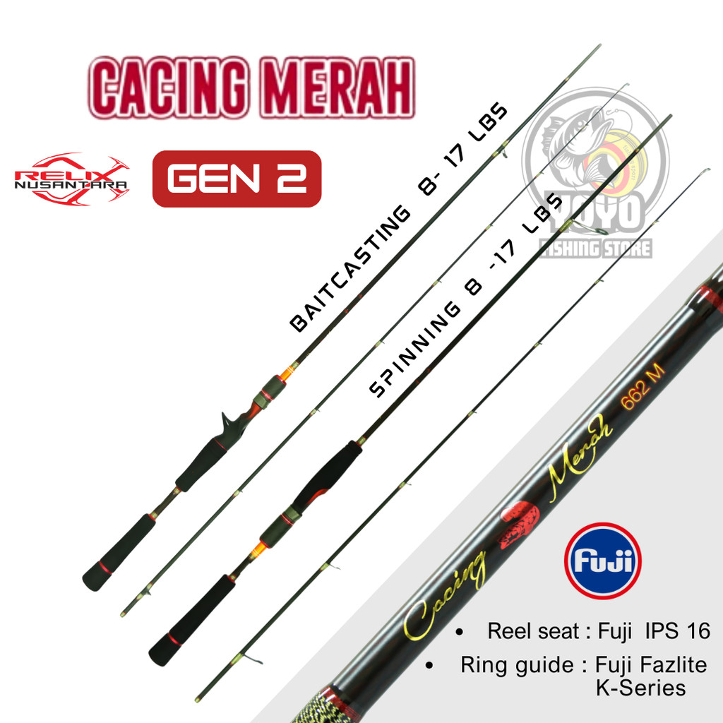 Joran Cacing Merah  gen 2  Relix Nusantara