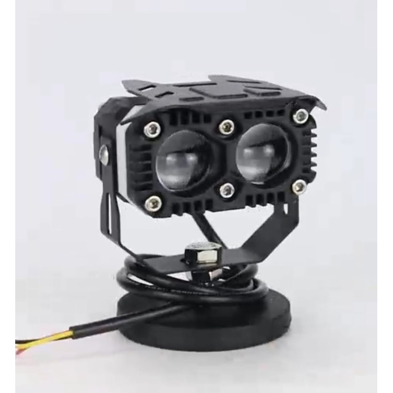 Lampu Tembak SQL LED 2 Mata + Demon 2 Warna 4 Mode