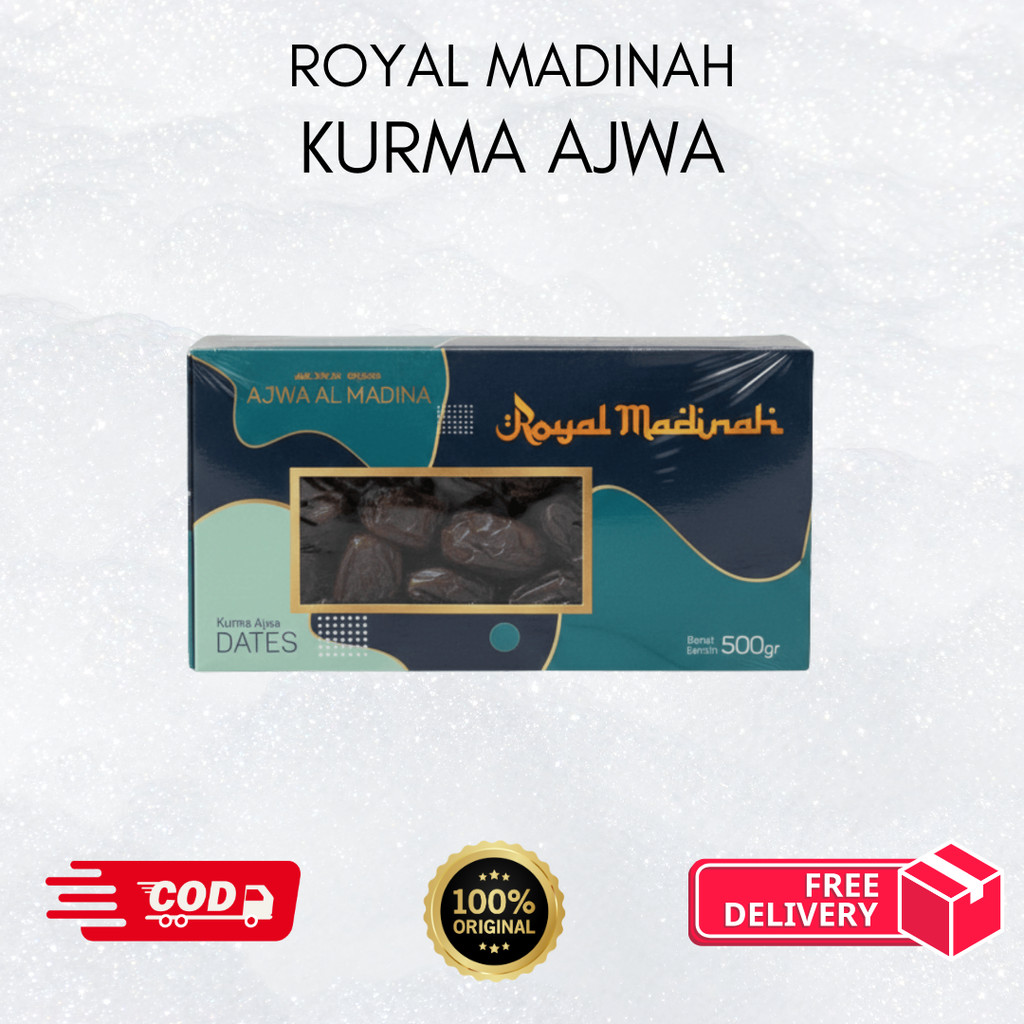 KURMA AJWA ROYAL MADINAH 500GR/ KURMA AJWA / KURMA NABI /KURMA ARAB