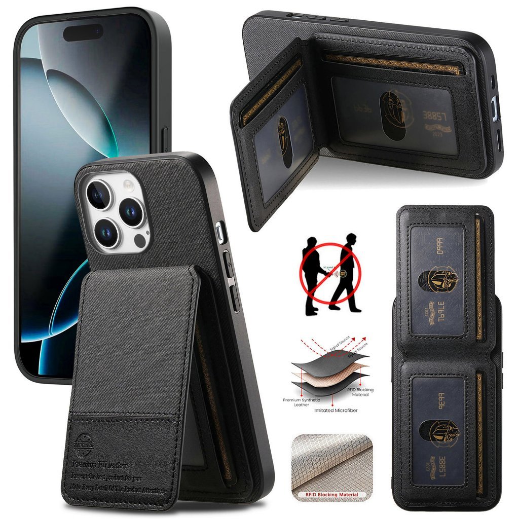 Casing Hitam Baru Kompatibel Untuk iPhone 17 Air 16 16E 15 Pro Max 14 Plus 13 Mini 12 11 Kasus Denga