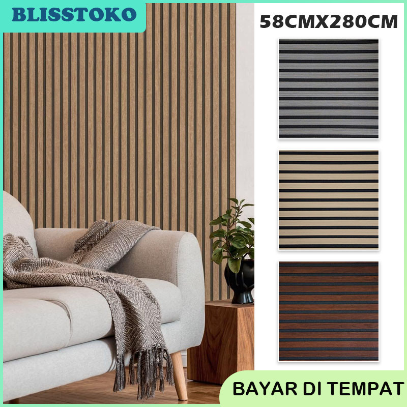 Wallpaper Dinding 3D Busa Akustik / Panel Peredam Suara Kamar / Stiker Tebal 5mm-8mm / Dekorasi & Fu