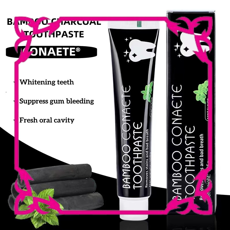 PASTI ORI Pasta Gigi CONAETE Bamboo Charcoal Teeth Whitening Black Toothpaste Whitener Tooth Paste 1