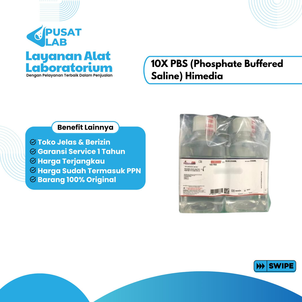 10X PBS (Phosphate Buffered Saline), pH 7.4 ML023-500ML Himedia