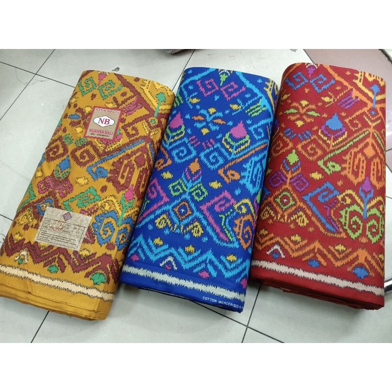 kain batik katun halus exclusive nuansa bali // batik katun nuansa bali meteran  // bahan batik katu
