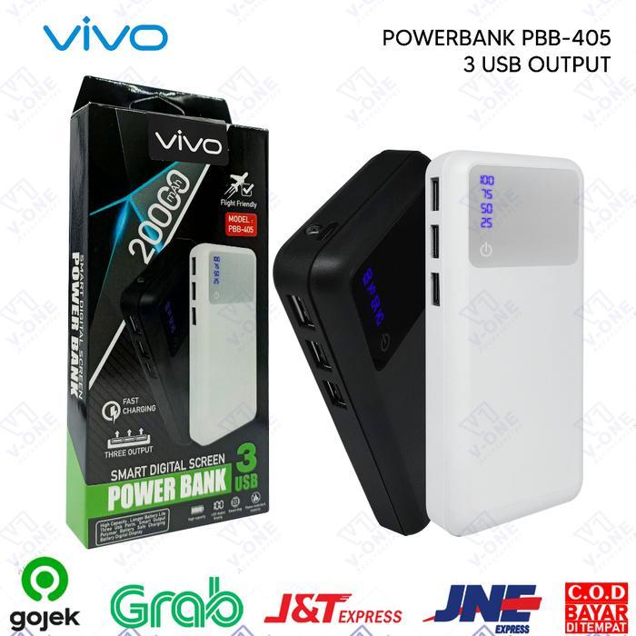 PB POWERBANK POWER BANK VIVO KAPASITAS 20000 mAh PBB 405