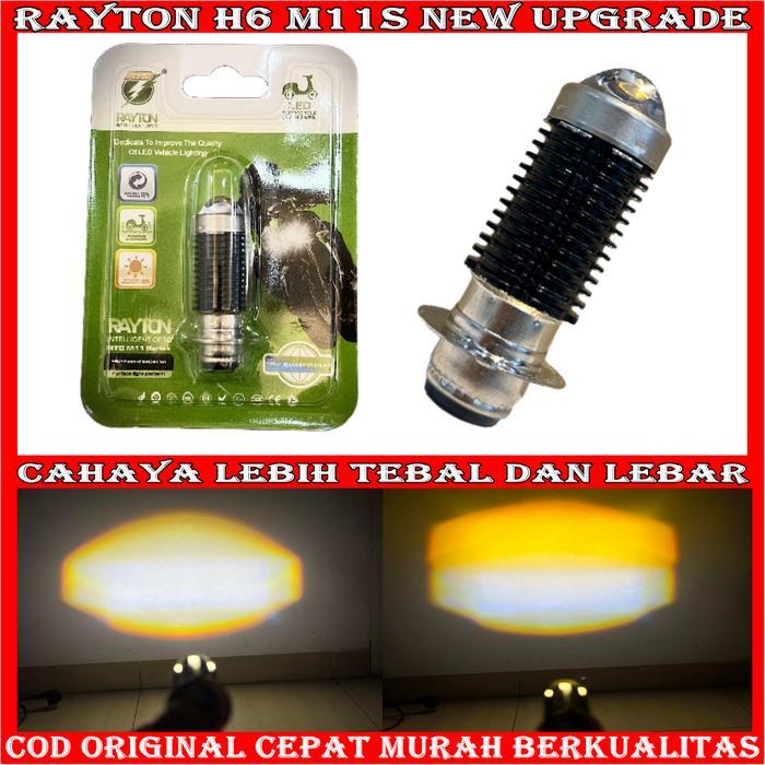 ORIGINAL RTD RAYTON LAMPU UTAMA H6 LASER M11S H6 LASER 2 WARNA AC DC - H6 M11S RTD RAYTON
